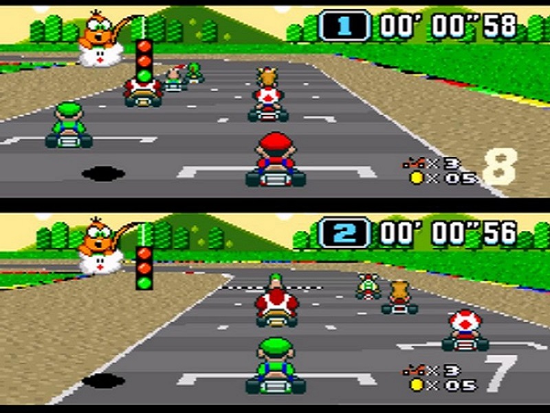 Jogo Super Mario Kart - Super Nintendo