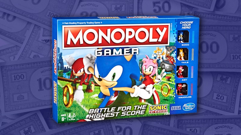 Monopoly Gamer Sonic The Hedgehog Edition Board Game 