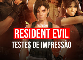 Essencial Resident Evil – Fotos com testes de impressão
