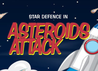 Asteroids Attack para Atari 2600 vai te impressionar
