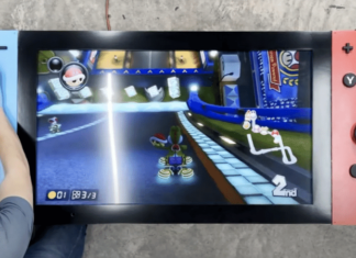O “maior” Nintendo Switch do mundo tem 11 kg, 1,80 metros e roda todos os games