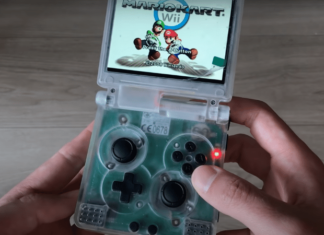Modificaram o Game Boy Advance SP para que ele rode games de Wii