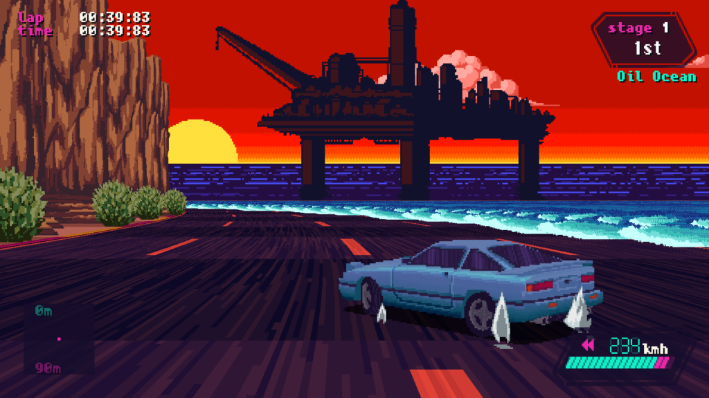 Drift Stage: jogo de corrida com visual retrô será lançado para