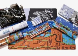 SEGA lança teclado e acessórios inspirados em Sonic e no Dreamcast