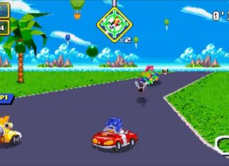 Fãs estão reimaginando Sonic Drift como um game de Mega Drive
