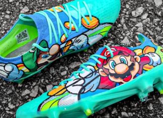 Jogador da Seleção da Albânia joga partida da Euro 2024 com chuteiras do Super Mario
