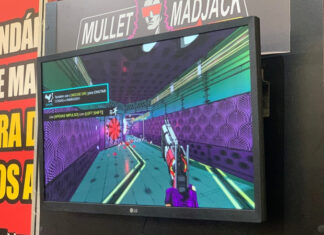 Retrocon 2024 – Mullet MadJack apresenta a versão dublada de seu frenético game