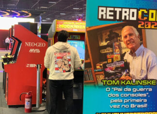 A Retrocon está na gamescom latam 2025, com fliperamas repletos de nostalgia para você!