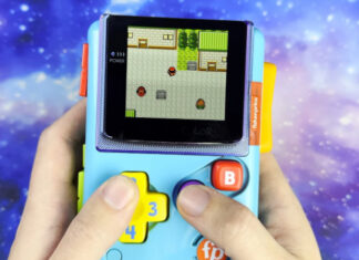 Modder transformou um videogame de brinquedo da Fisher-Price em um Game Boy Color funcional