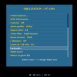 menu SNESTATION