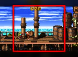 Donkey Kong Country 2 em widescreen em um projeto brasileiro fantástico