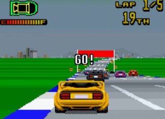 Top Gear 2 roda a 60 fps no Super Nintendo com patch do chip SA-1, feito por um brasileiro